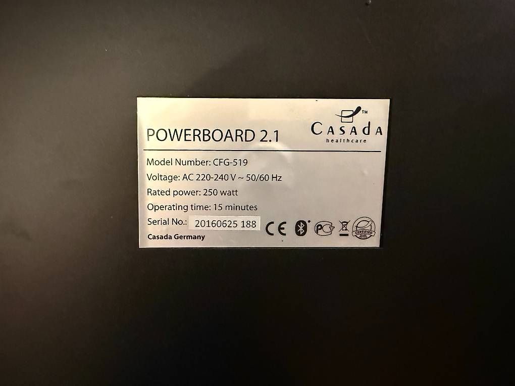 Dispositivi per massaggi: POWERBOARD 2.1 - FIT DURCH VIBRATION – Usato da Uster venduto da chr_5y2c 2