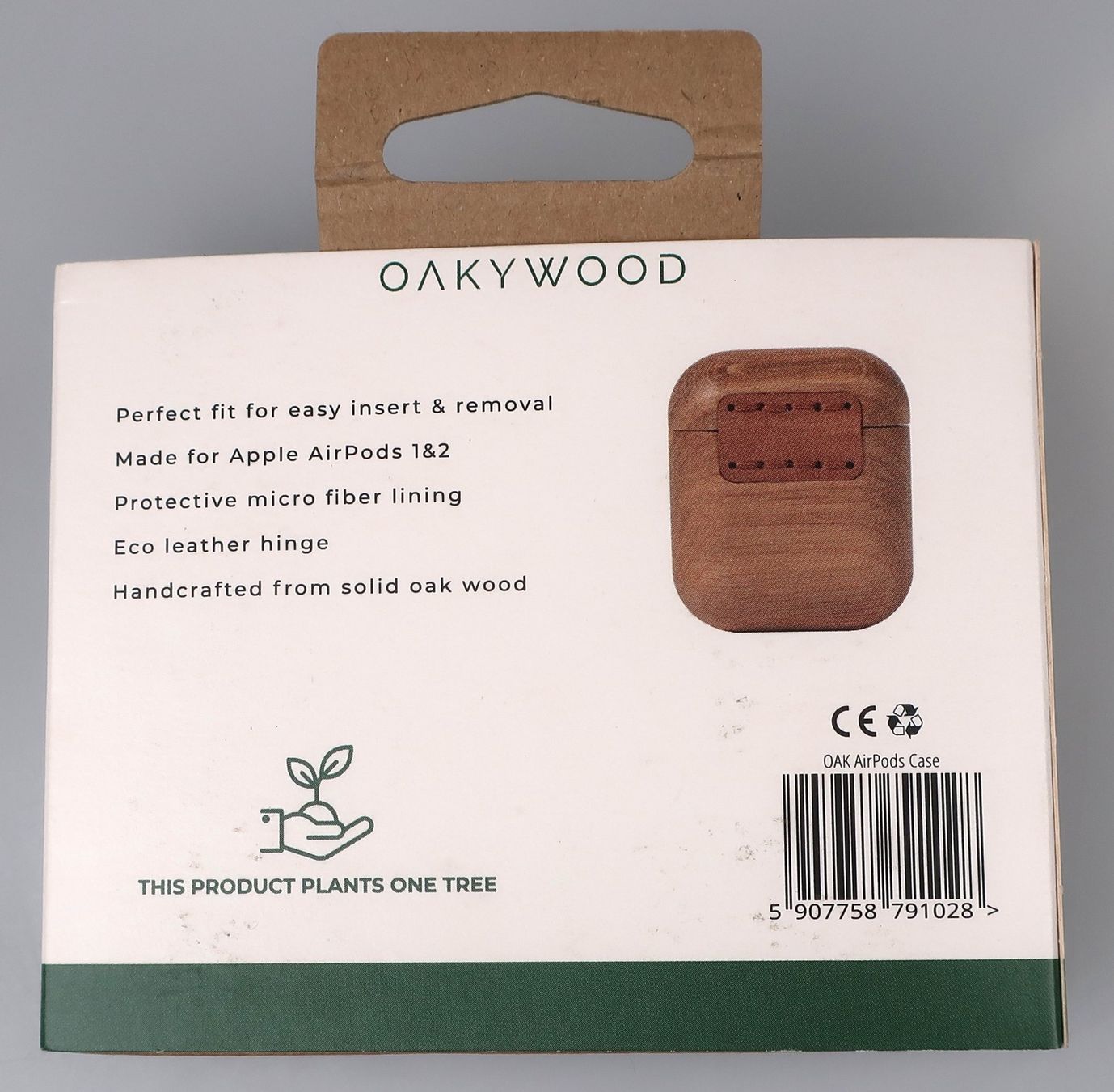 Covers & Schutzfolien: OAKYWOOD Airpods Hülle aus Eichenholz – Neu (gemäss Beschreibung) aus Volketswil von brockipfannenstil 1