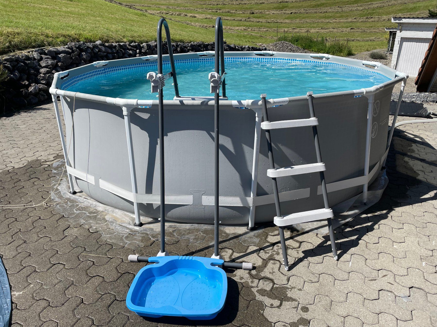 Intex Piscine: Pool Schwimmbad INTEX  366x99 cm Filter Pumpe Solarnatten – Usato da Oftringen venduto da noreply 1