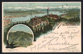 Vorläufer-Lithographie Uetliberg bei Z