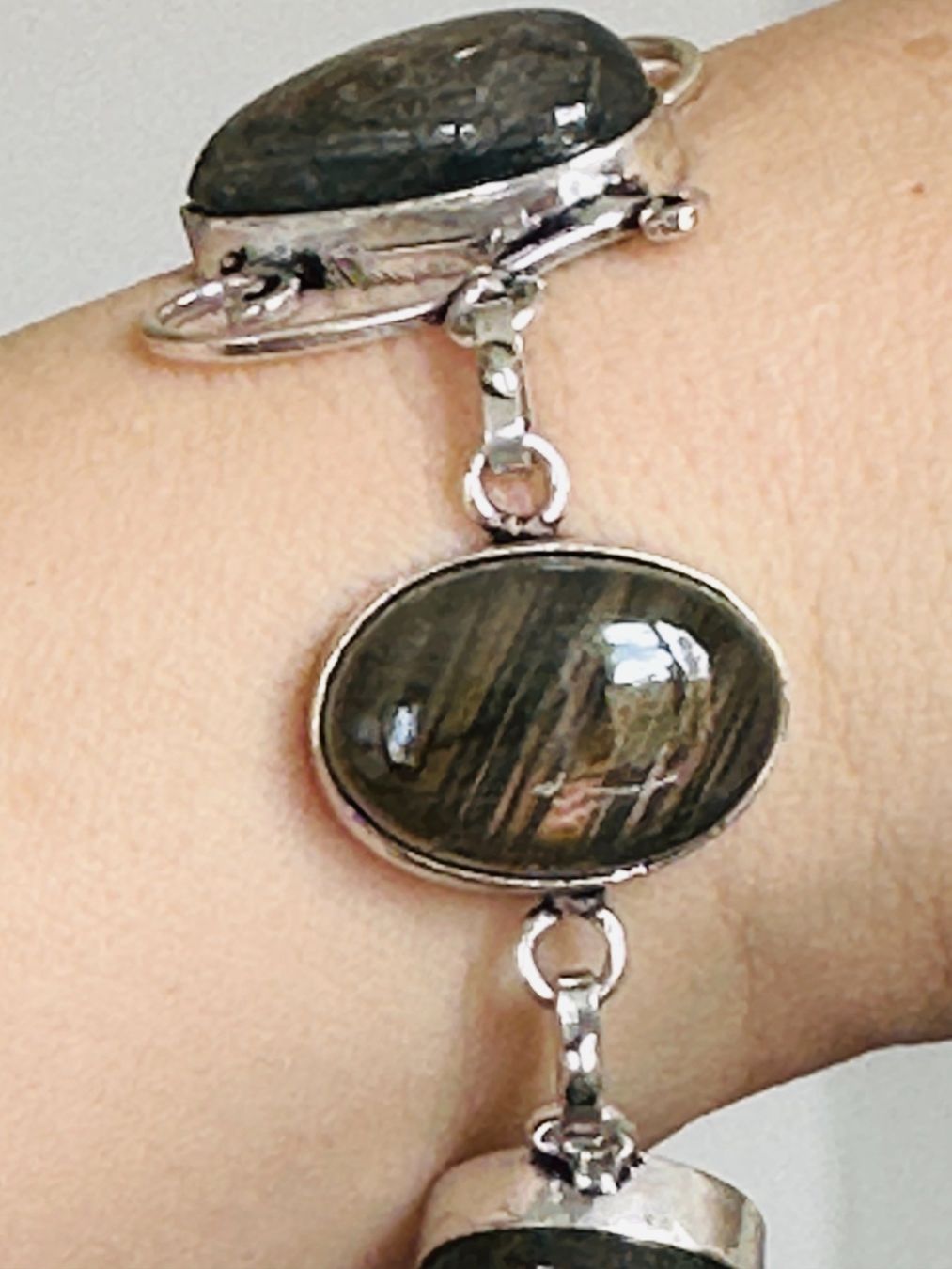 Bracciali & Braccialetti: Labradorite Gemstone Bracelet 7-8" – Nuovo e nell'imballaggio originale da Genève venduto da AGBERG