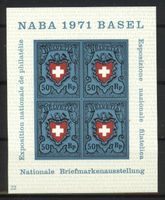 1971, Nationale Briefmarkenausstellung Basel (NABA) Nr.22 **