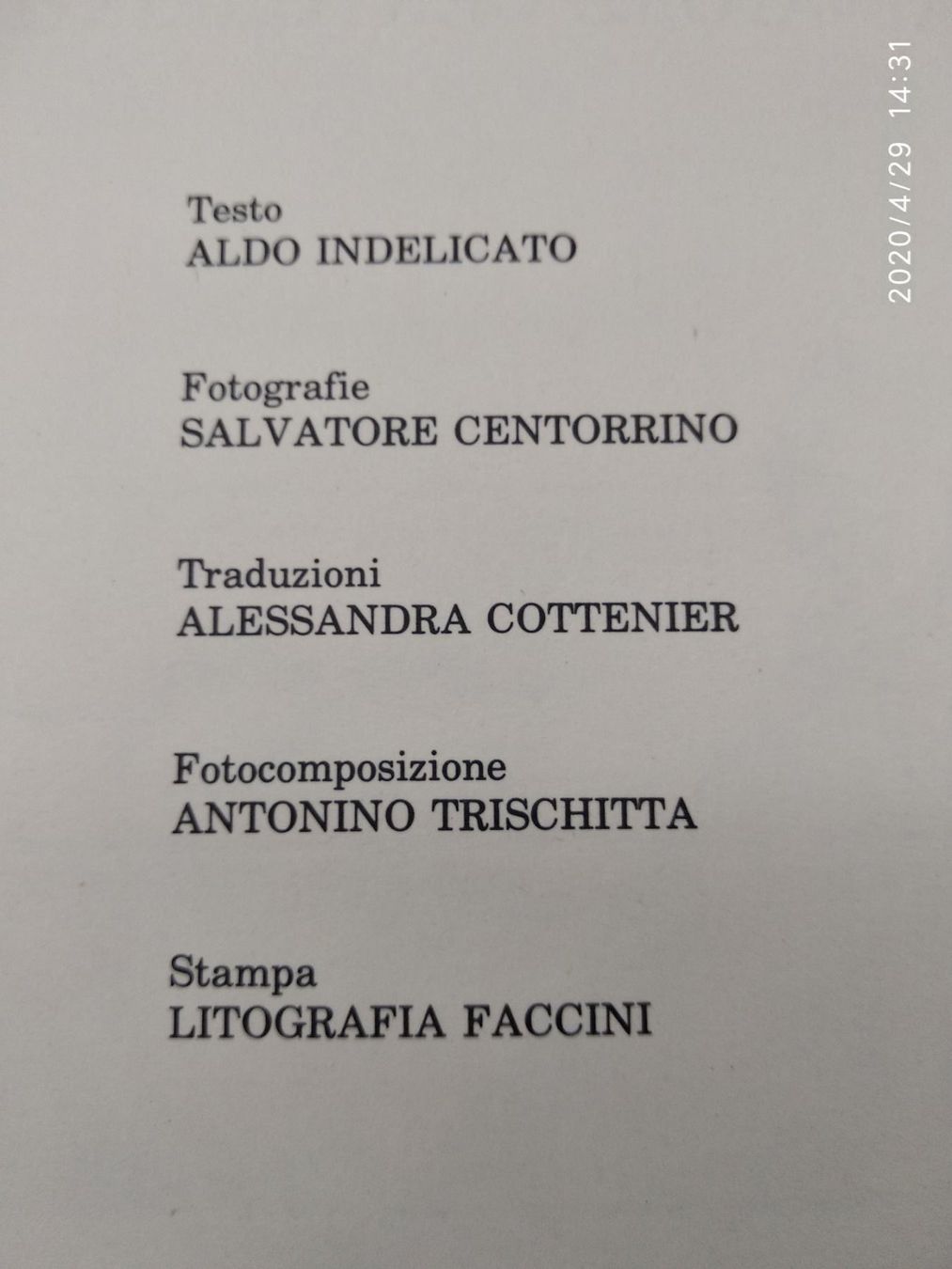 Livres: SALVATORE CENTORRINO – D'occasion à Goldach par Gaip 5