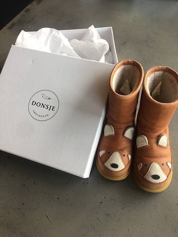 Schuhe für Jungen: Bottes renard en cuir fourrées Donsje 24 – Gebraucht aus Maules von sadso
