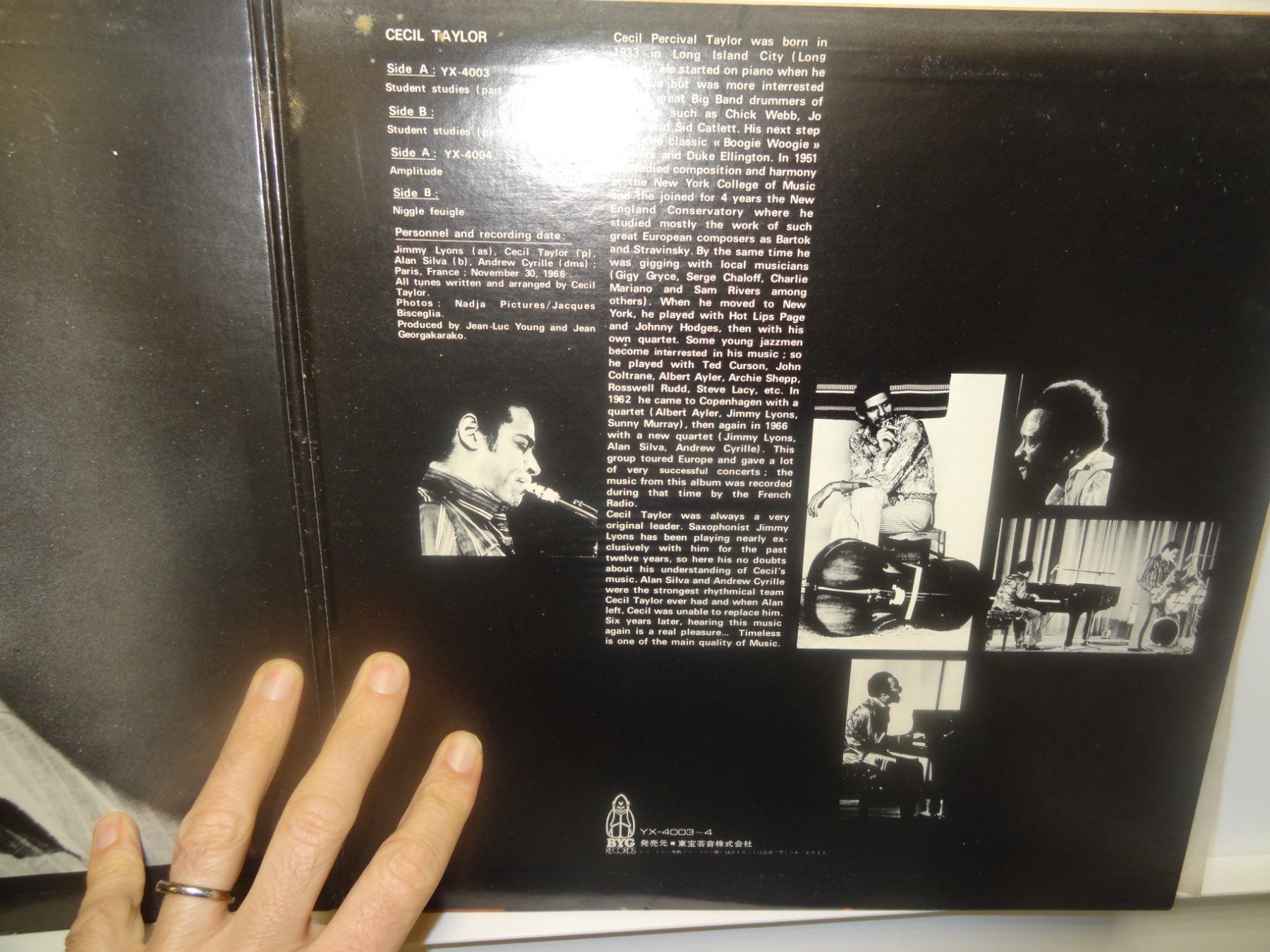 Dischi in vinile: Cecil Taylor - Student Studies - Seltene Japan Press – Usato da luzern venduto da musicandart 2