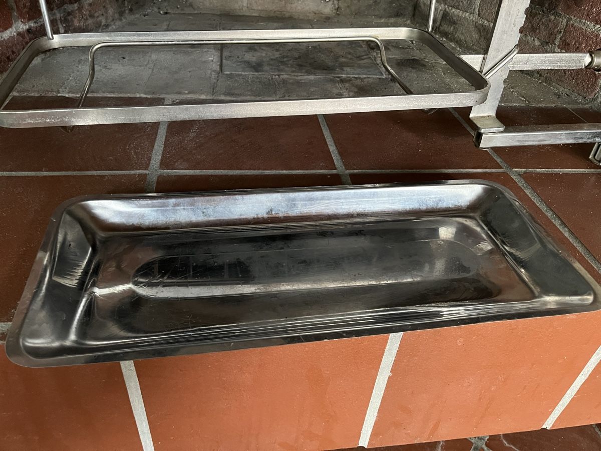 Griglie: Tropfschale zu Grillspiess – Usato da Erlinsbach venduto da Guges 1