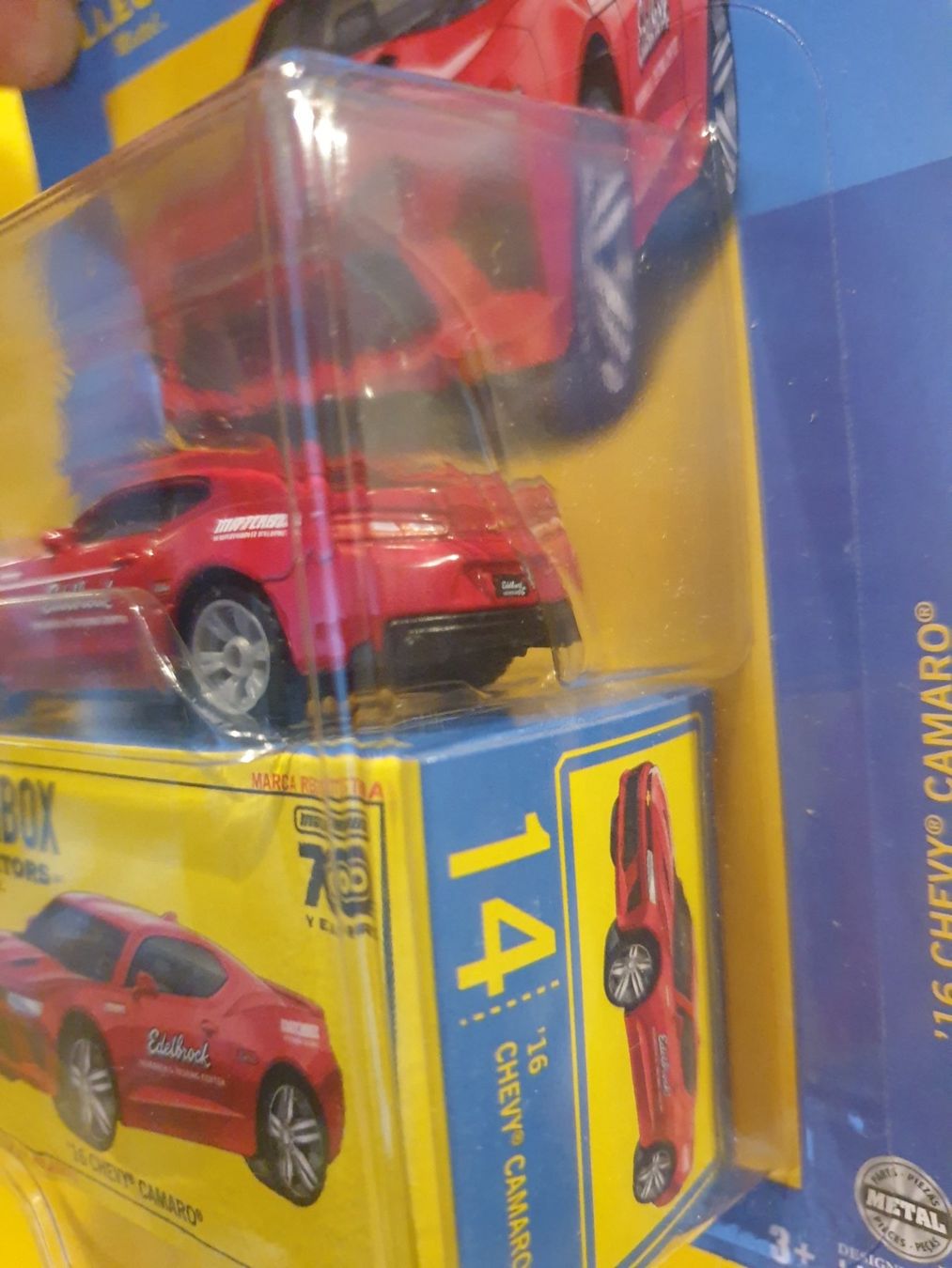 Matchbox Modellini d'auto: Matchbox '16 CHEVY CAMARO – Nuovo e nell'imballaggio originale da Oftringen venduto da Rotor 4