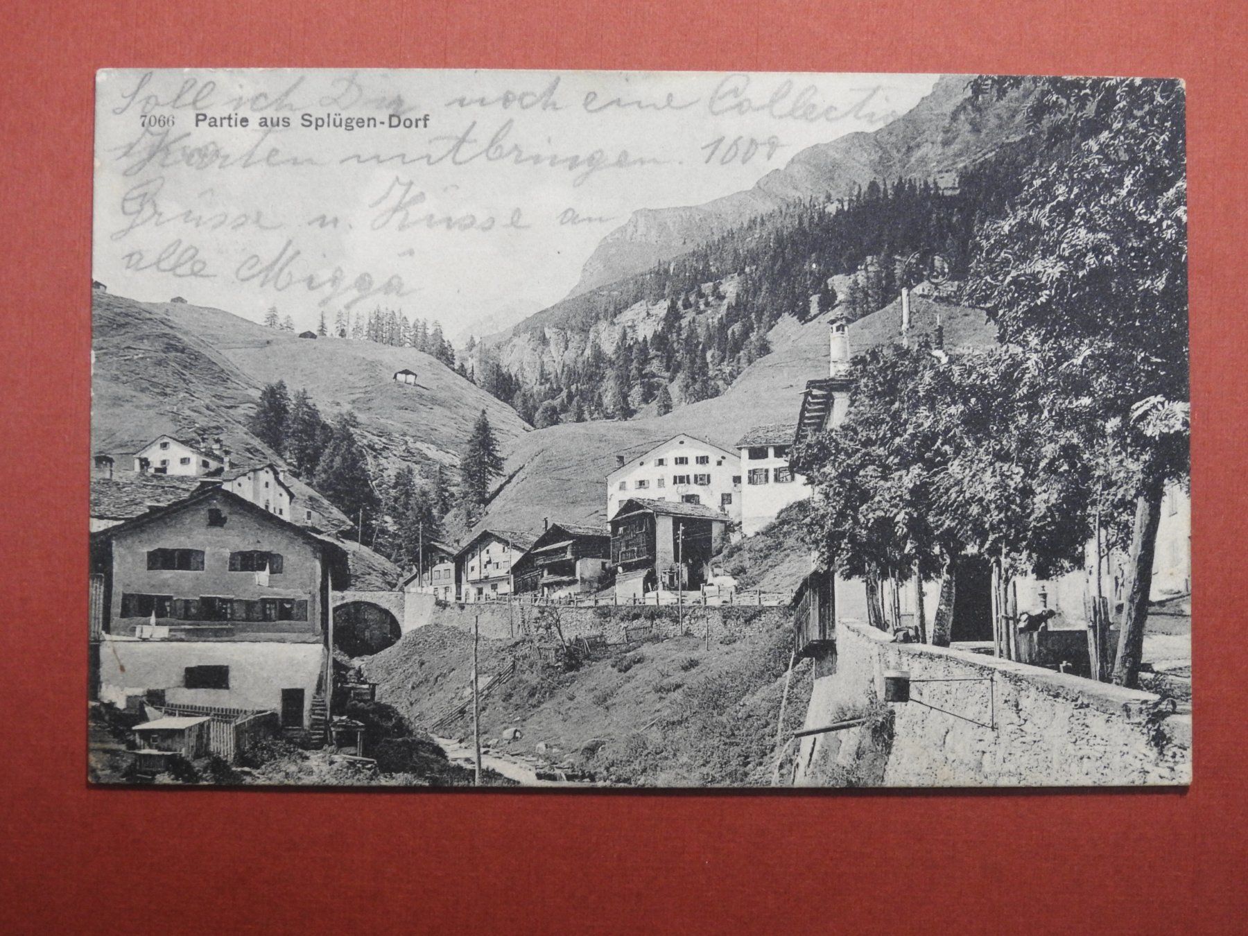 Cartoline postali: Partie aus Splügen Dorf – Usato da Rain venduto da 999-800-K
