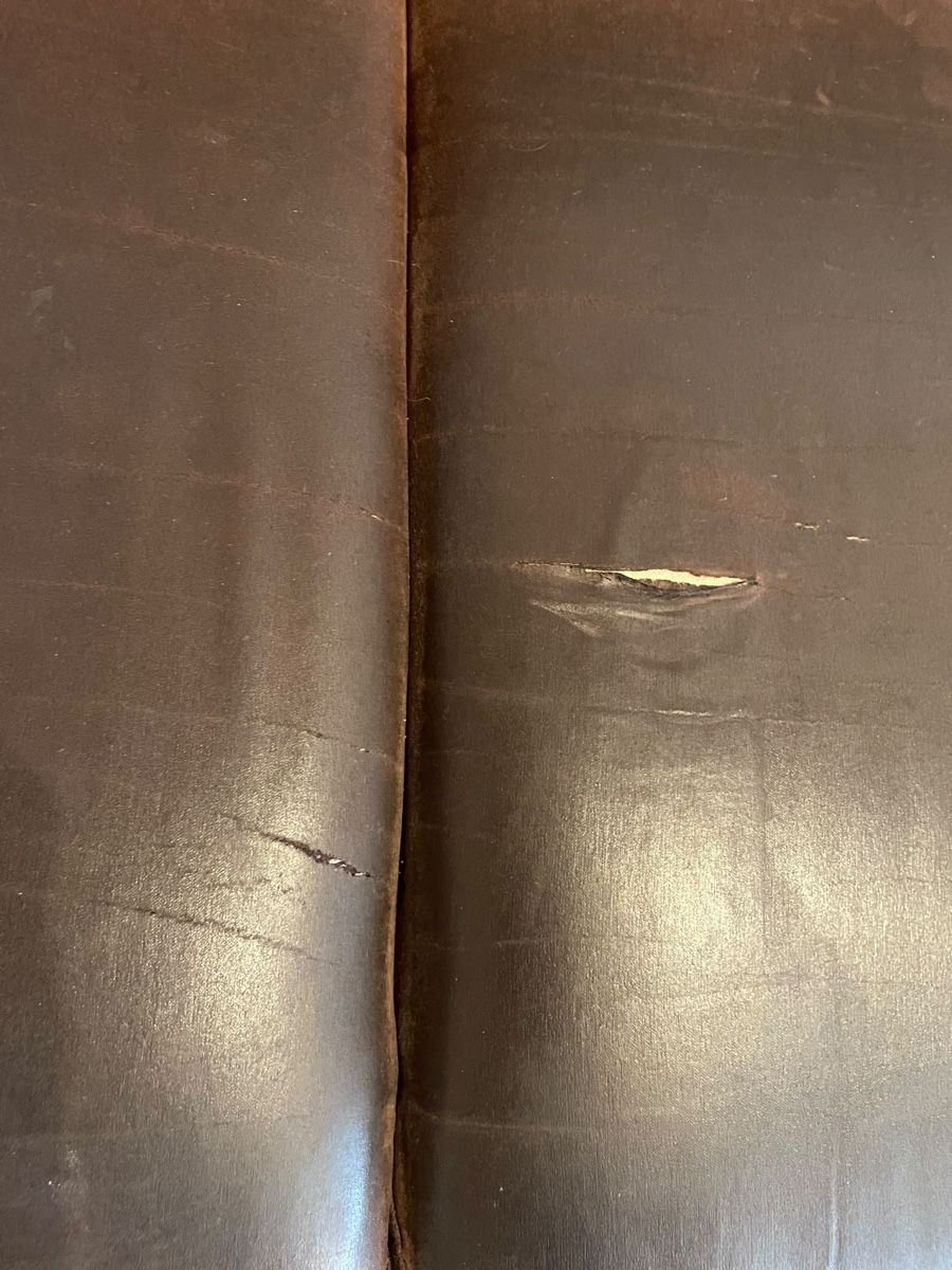 Sofas: Braunes Ledersofa – D'occasion à Innerberg par Oliwa 3