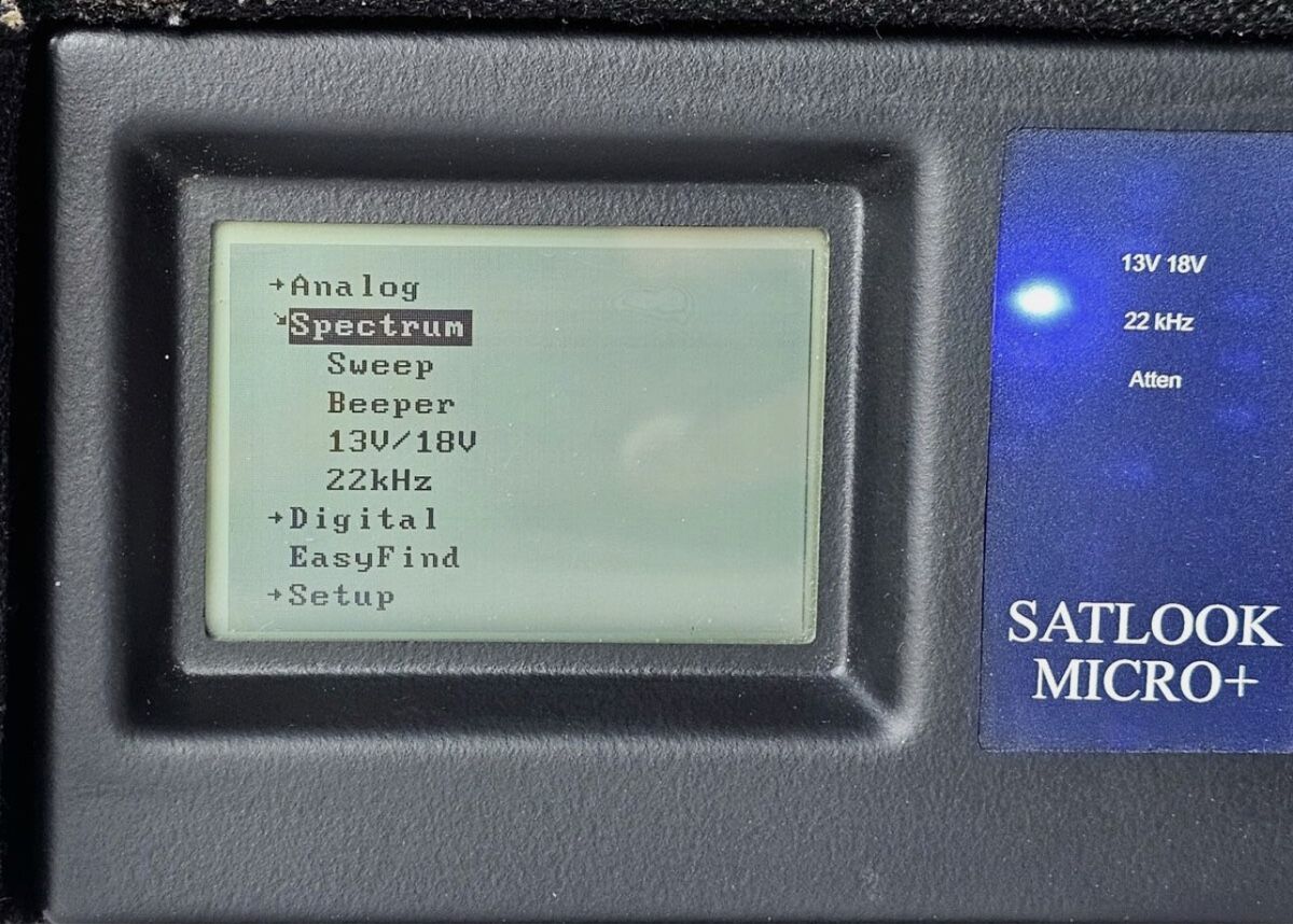 Misurare: Satlook Micro + Emitter DVB-S Spektrumanalysator Sat Meter – Usato da Trimbach venduto da ELITA-5 7