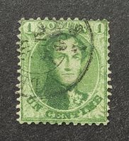 Belgien 1863, Leopold I, 1c gestempelt
