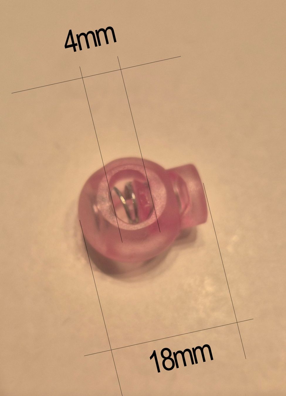 Ferramenta: Sortiment 50 Stk. Kordelstopper farbig halb transparent – Nuovo e nell'imballaggio originale da Pfäffikon SZ venduto da ANNAPURNA8091 3