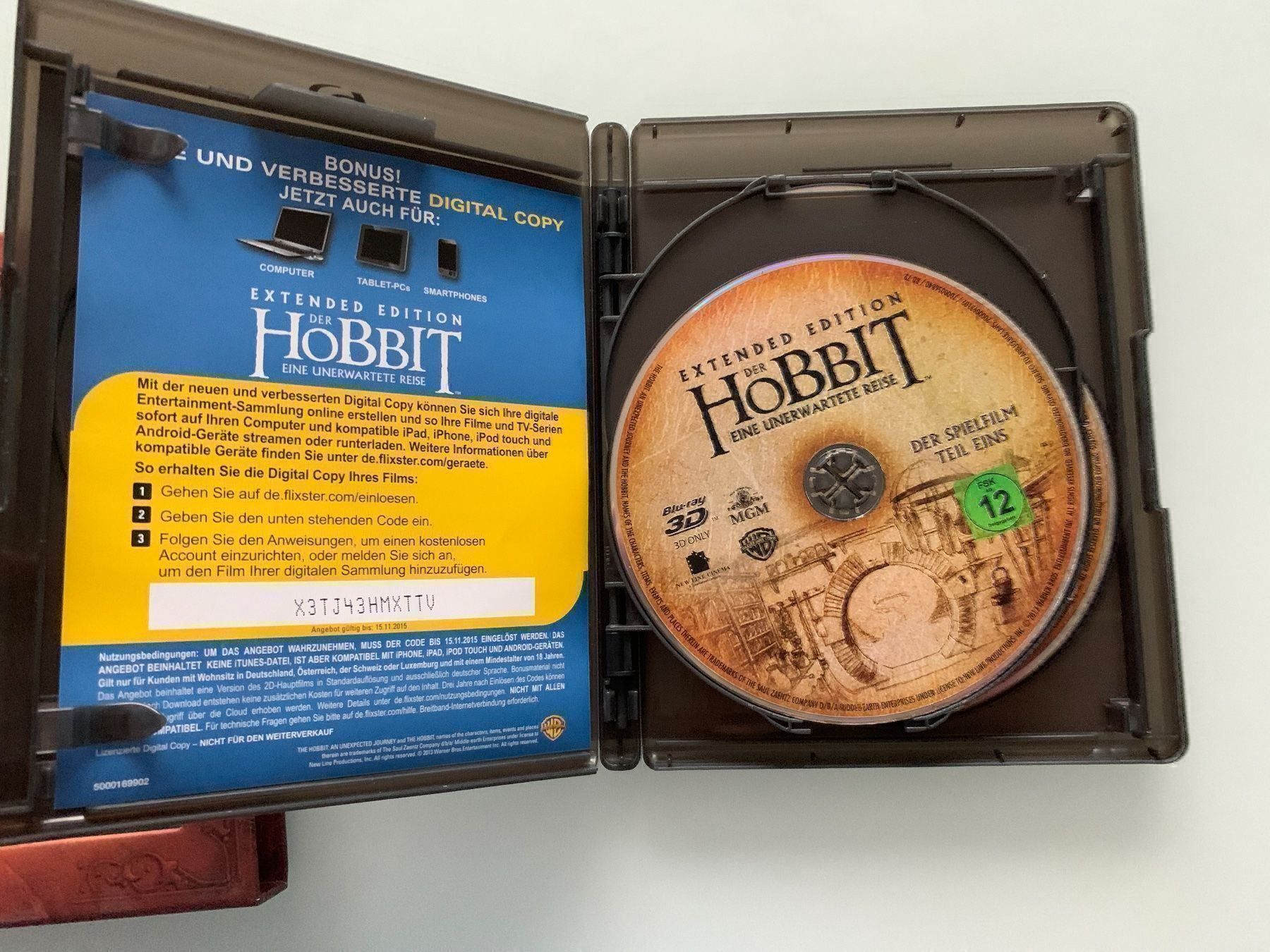 Tutti i DVDs: blu Ray der hobbit 3D – Usato da Goldach venduto da ztp 1
