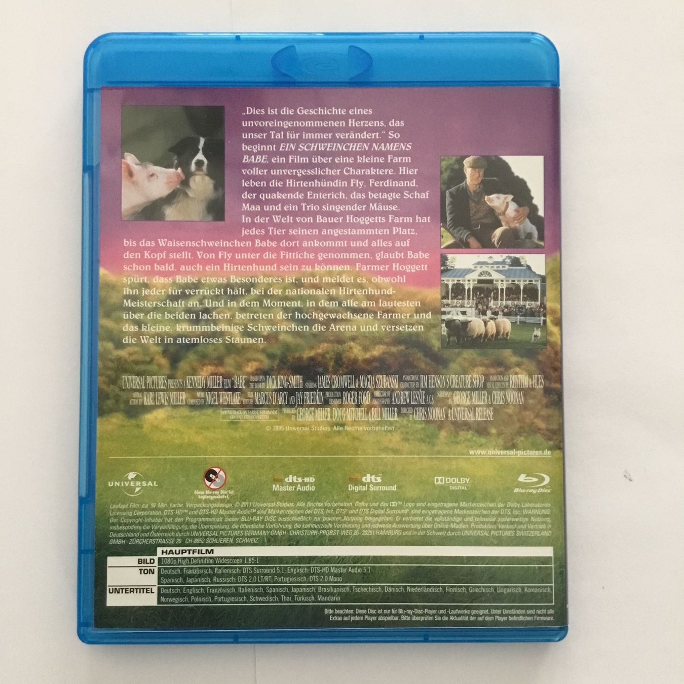 Tutti i DVDs: Ein Schweinchen Namens Babe- Blu Ray – Nuovo (secondo la descrizione) da Blauen venduto da sternchen66 1