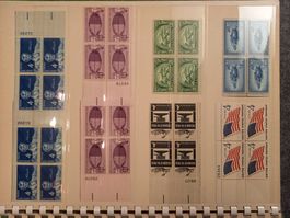 jolie collection timbres USA en bloc de 4 neufs