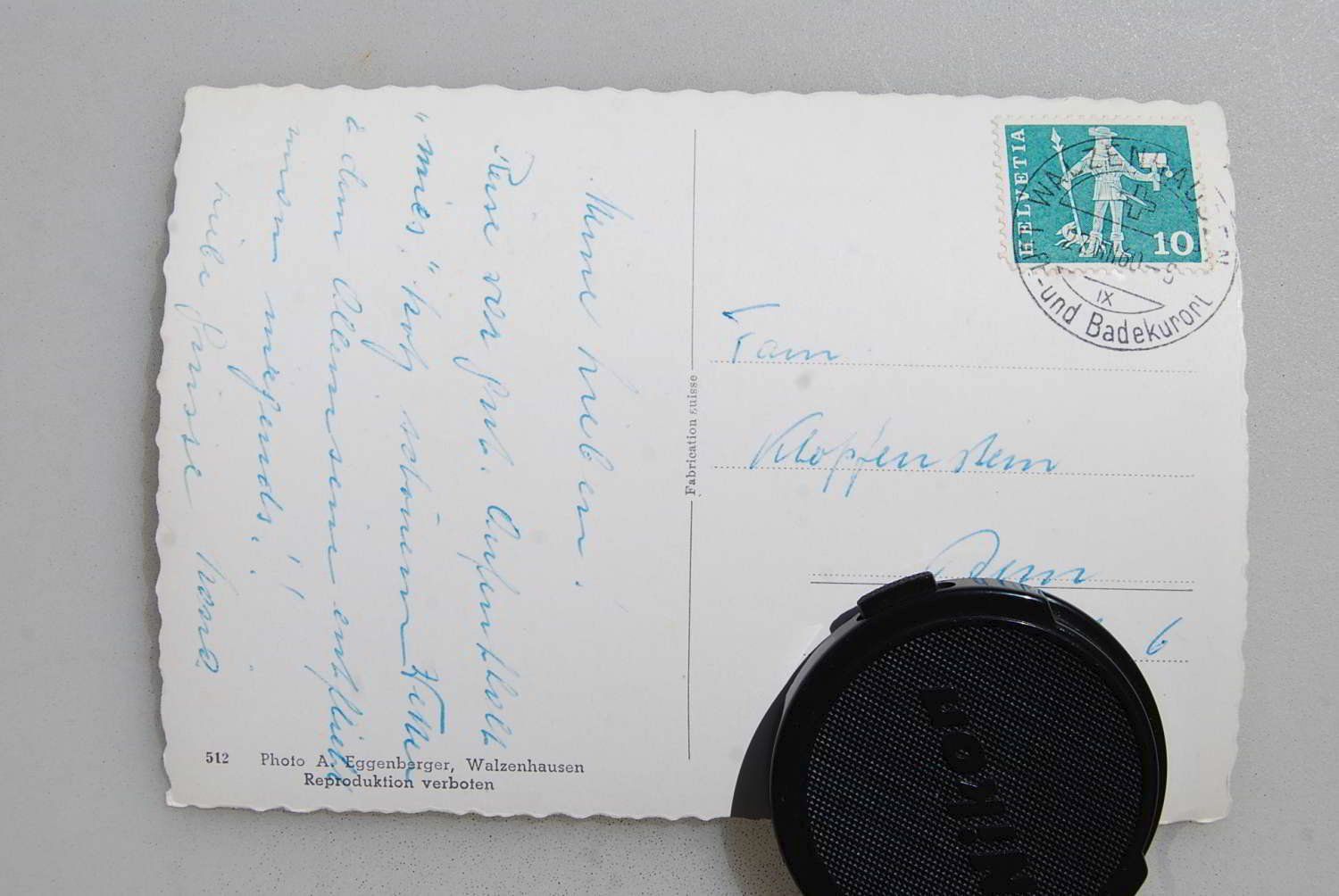 Cartoline postali: AK Blick vom Meldeggweg nach Berneck 1960 – Usato da Rüfenacht BE venduto da Toro06 1