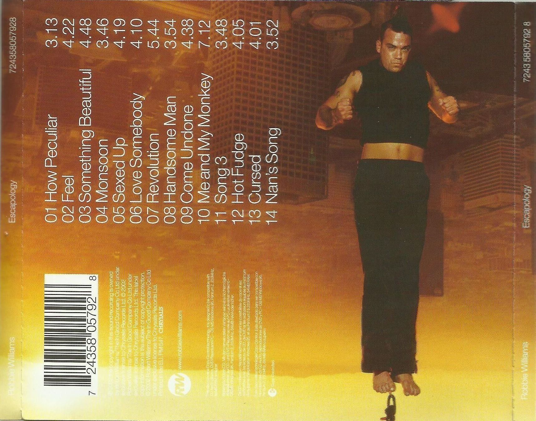 CD: Robbie Williams CD  Escapology – Usato da St. Margarethen TG venduto da ursk10 1