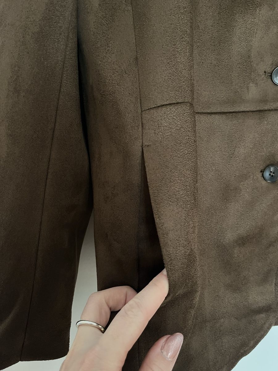 H&M Giacche: Chocolate Suede Blazer – Nuovo e nell'imballaggio originale da Zürich venduto da Lelillemore 3