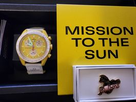 OMEGA X SWATCH Mission To The Sun Bioceramic Moonswatch Pins