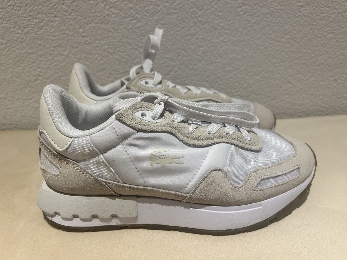 Lacoste Scarpe da donna: Lacoste - Sneaker Weiss/Beige Gr. 37 – Usato da Gümligen venduto da Chants7