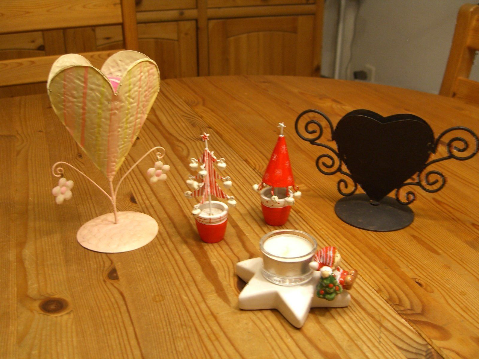 Tutte le decorazioni: Weihnachtsdeko-Set, 5 teilig, wie Bild – Nuovo (secondo la descrizione) da Winterthur venduto da Ghandi5 5