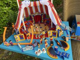 Playmobil Zirkus Set 4230 mit Zubehör und Originalverpackung