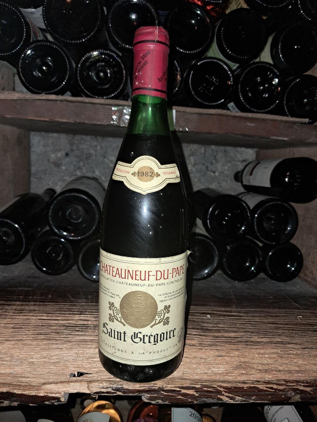 Wein: Châteauneuf-du-Pape cuvée Saint Grégoire 1982 – Neu und originalverpackt aus Le locle von juliensaran