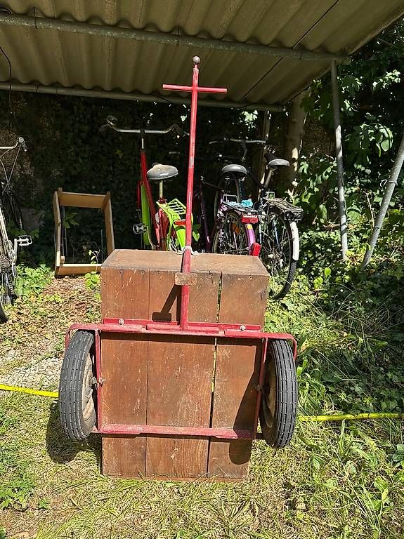 Anhänger: Veloanhänger aus Holz – Gebraucht aus Basel von vogel4051 1