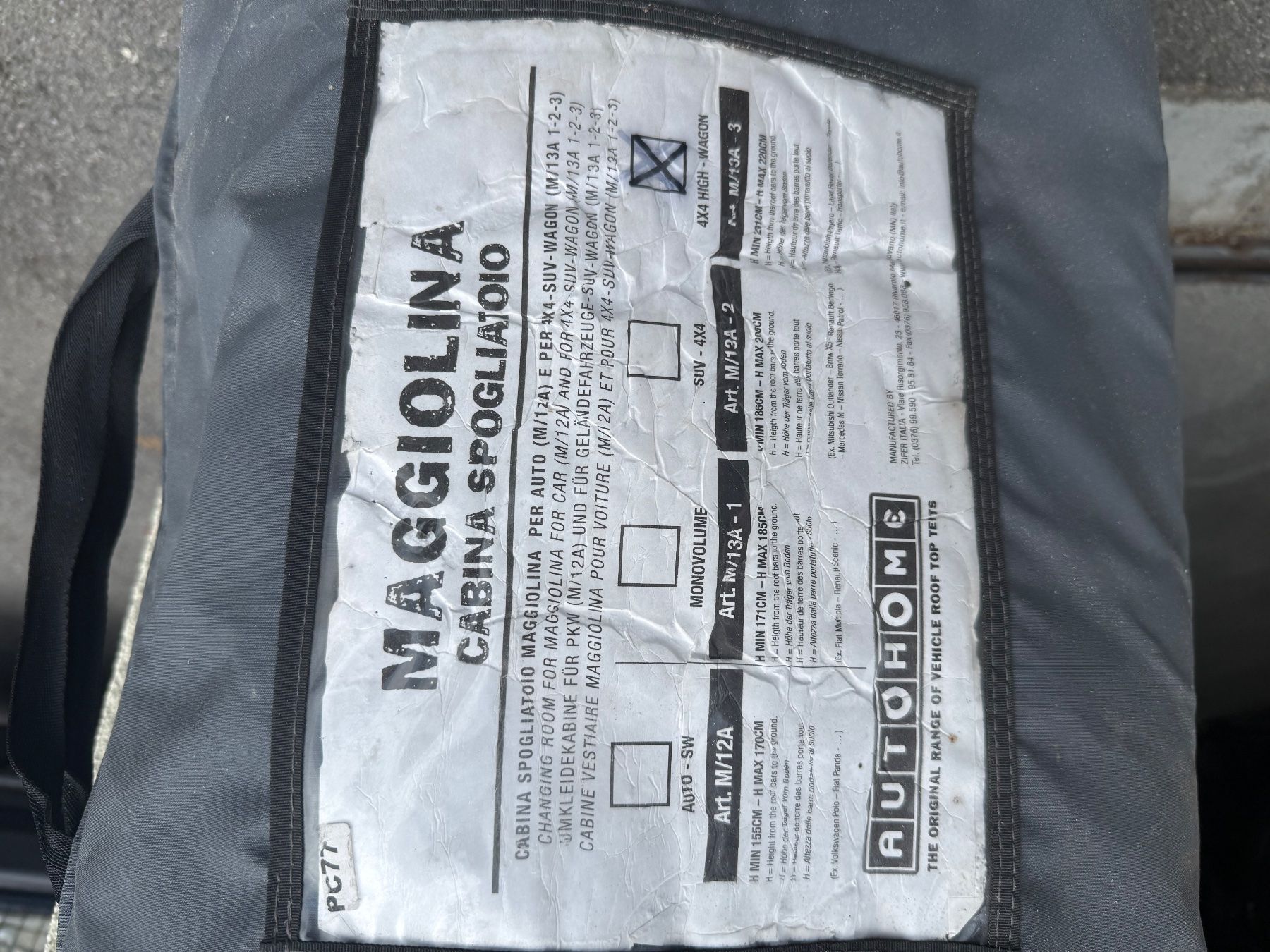 Tende : Umkleidekabine Dachzelt Maggiolina – Usato da Bad Ragaz venduto da Mof1 2