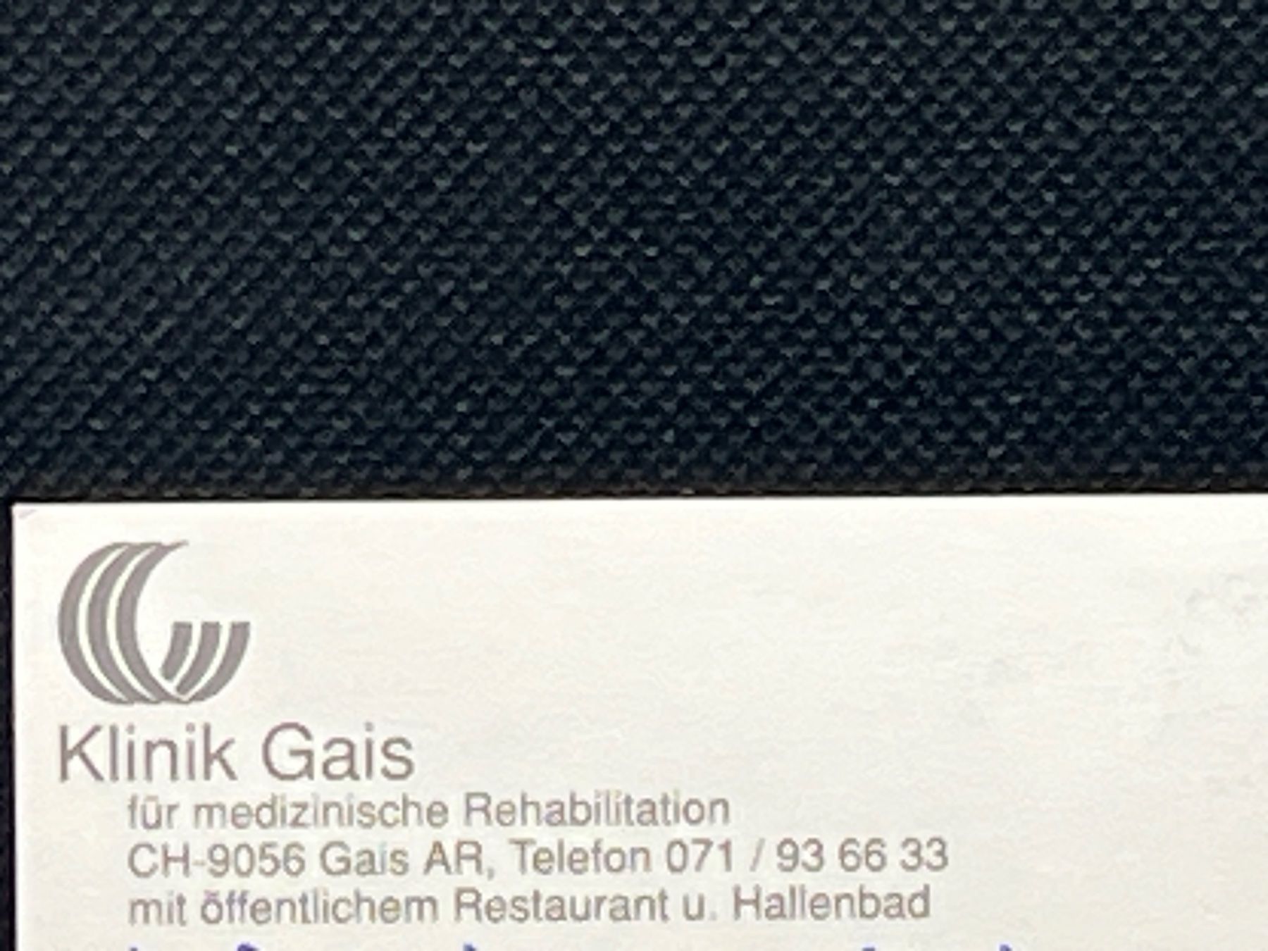 Ansichtskarten: Klinik Gais AR – Gebraucht aus Widnau von Brusi9 2