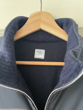 FEDELI Jacke Herren Grösse 50 Dunkelblau (Cashmere)