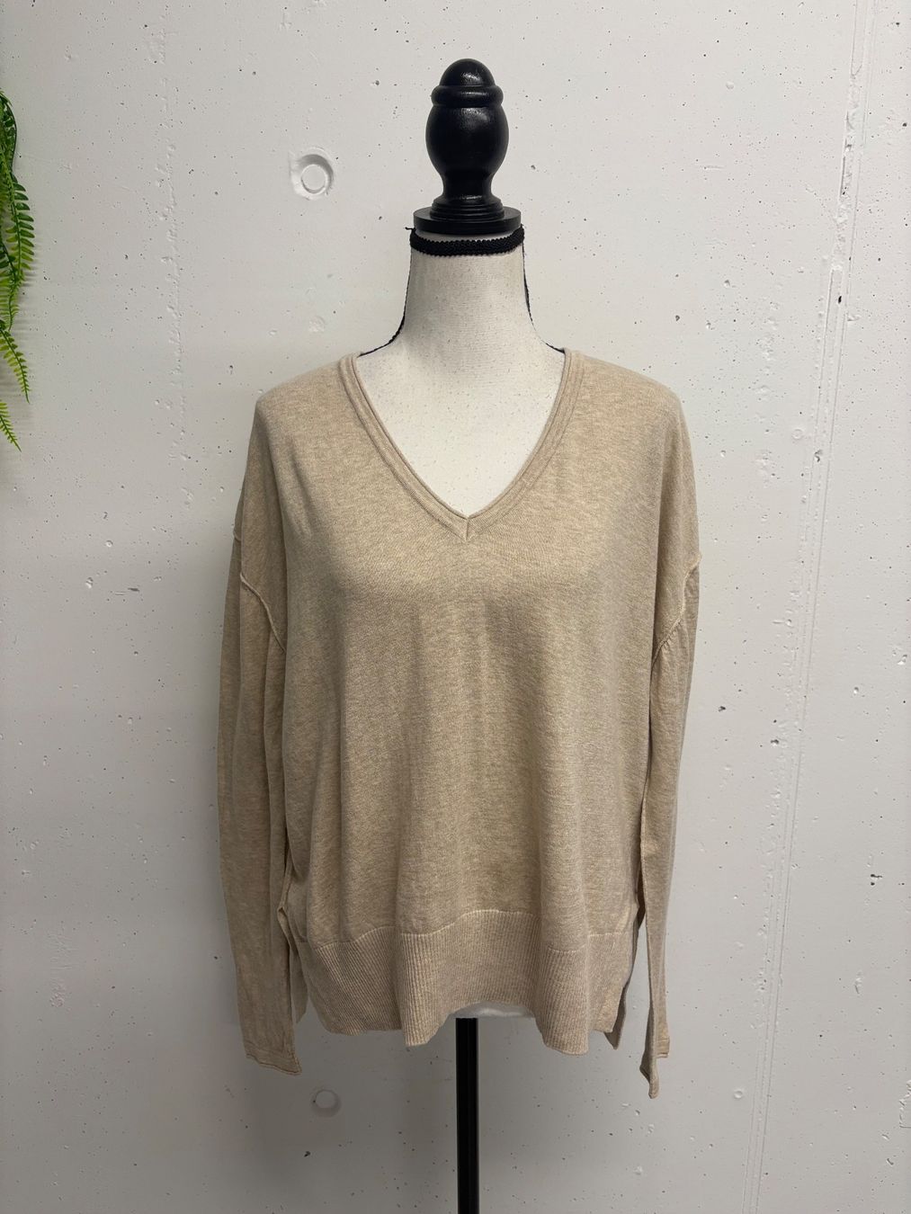 Mos mosh Maglioni & Felpe: Moa Mosh Pullover Kaschmir V-Ausschnitt beige Gr. S – Nuovo (secondo la descrizione) da Regensdorf venduto da sec_l5cr 2