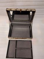 Rectangular jewelry box with mirror