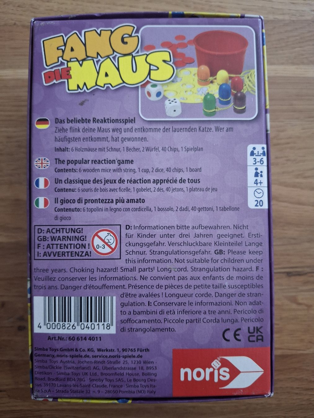 Jeux: Fang die Maus – D'occasion à Zürich par Vordermannd86 1