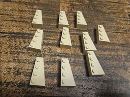 lego 41767 lot de 10 pièces Tan Wedge 4 x 2 Right