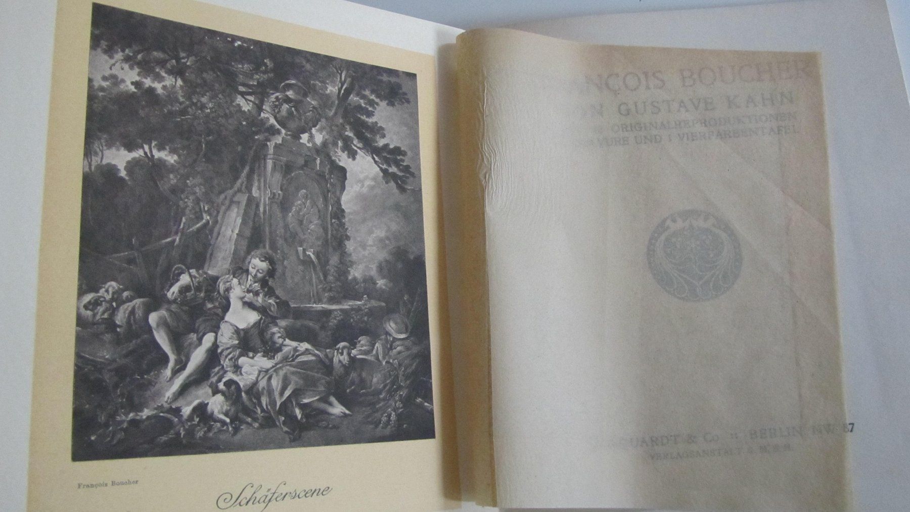 Libri: Francoise Boucher von Gustave Kahn – Usato da Locarno venduto da edn.vintage 2