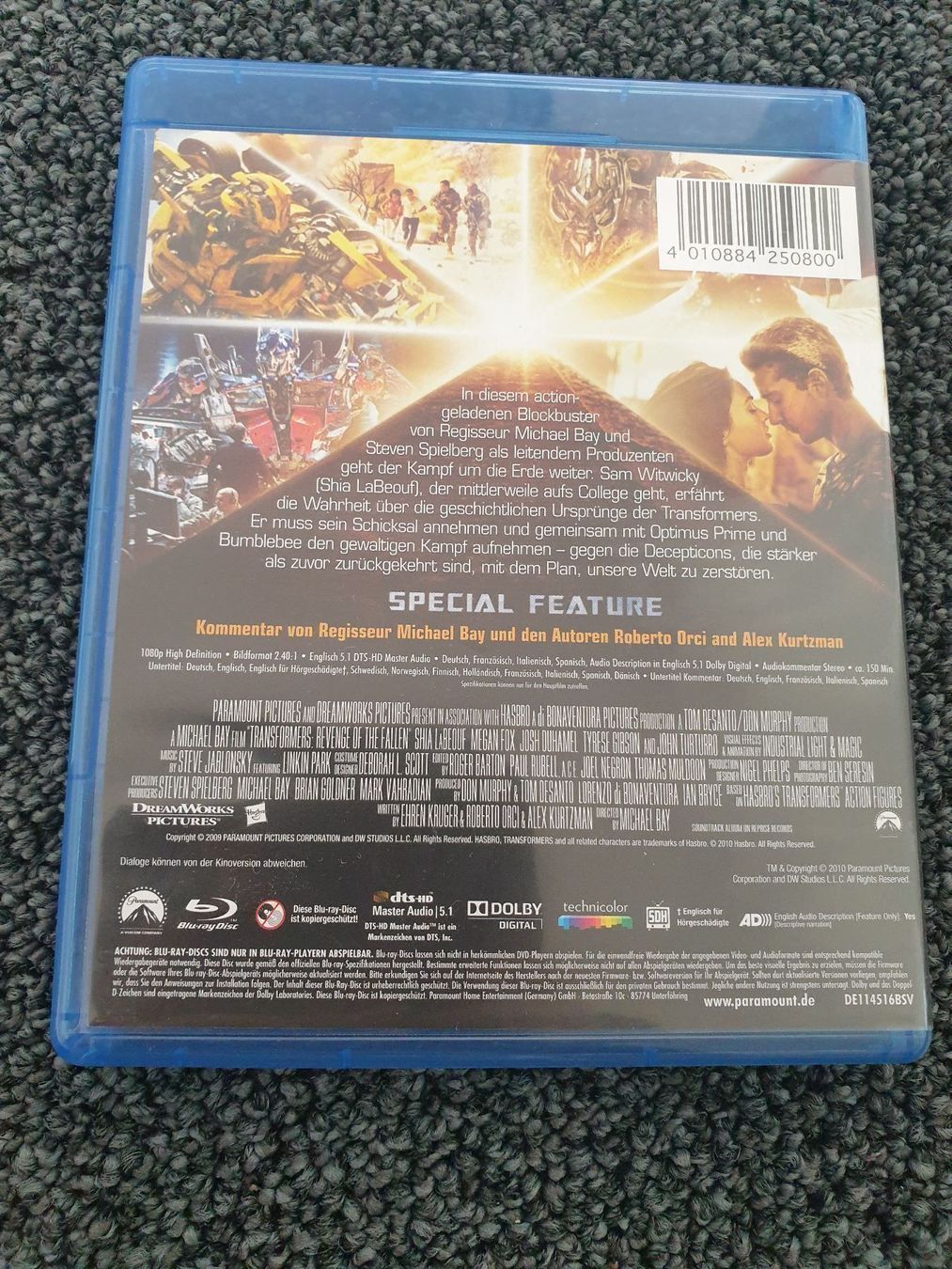 Tutti i DVDs: TRANSFORMERS DIE RACHE – Usato da Ruswil venduto da jan_bxl5 1