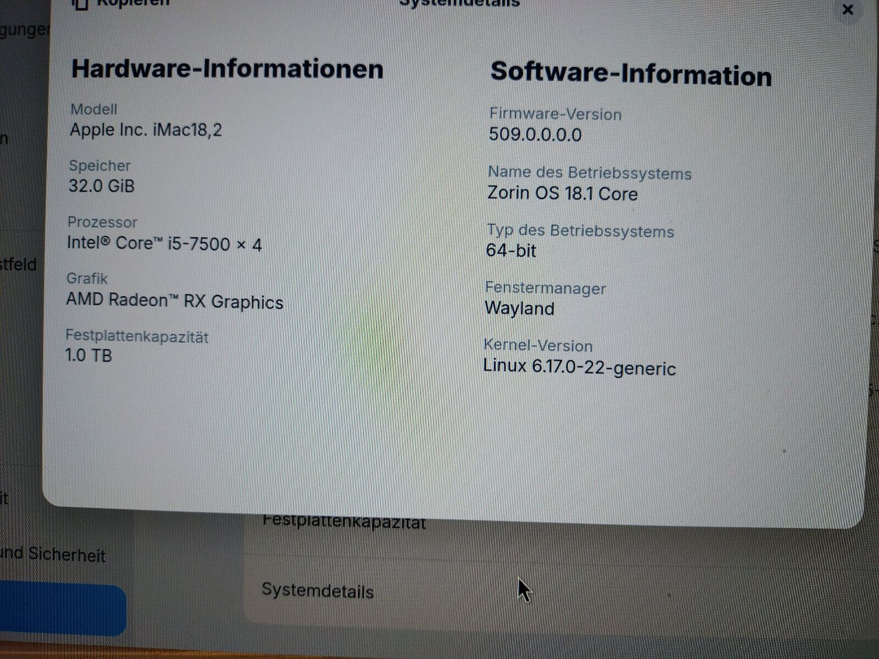 Apple PCs: iMac Intel 21.5" – D'occasion à Zürich par mbritt 1