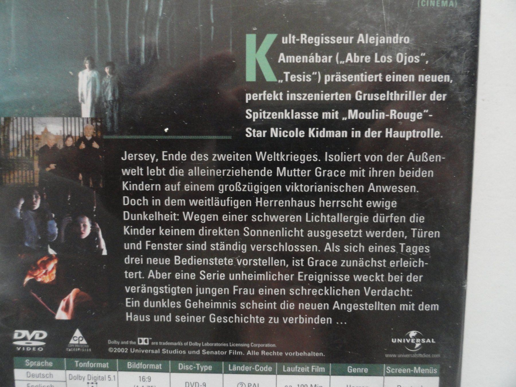 Tutti i DVDs: THE OTHERS -mit Nicole Kidman- – Usato da Reinach BL venduto da studii100 1