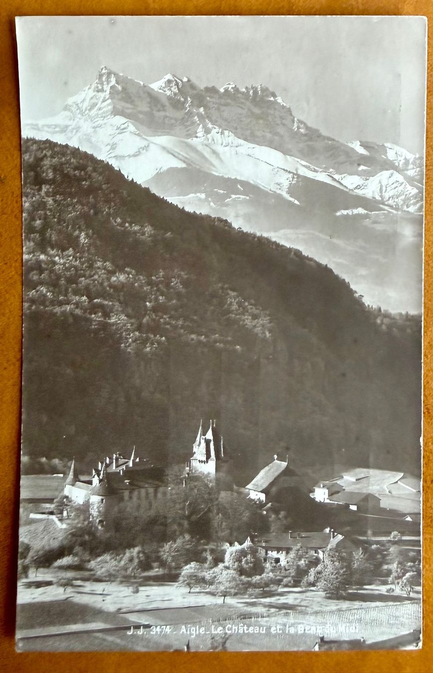 Cartes postales: Aigle - Le Château 1913 – D'occasion à Lutry par Ediego
