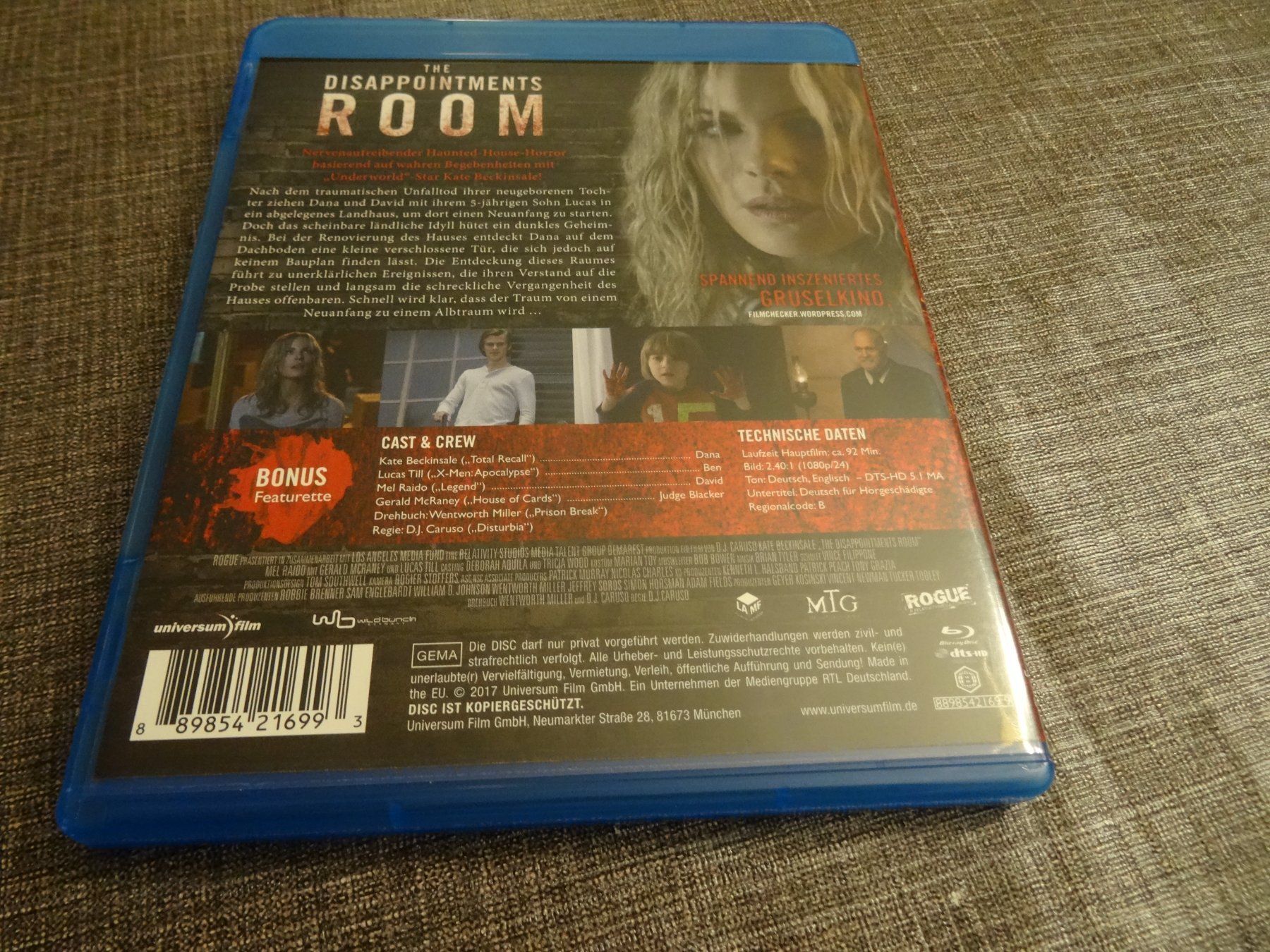 Tous les DVDs: The Disappointments Room Blu-ray – D'occasion à Olten par Disc-Verkauf 2