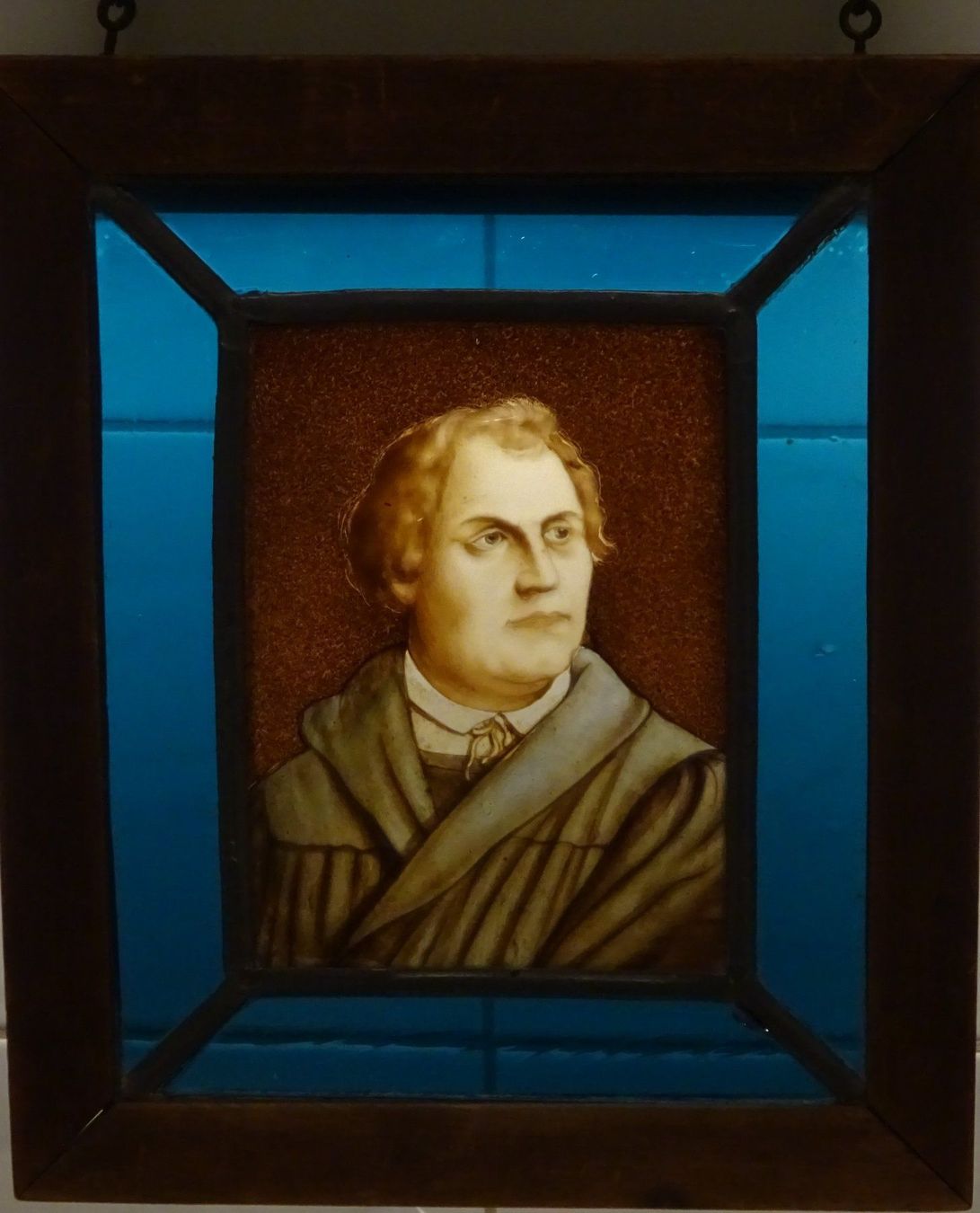 Dipinti: Martin Luther 1483-1546 / Hinterglasbild – Usato da Esslingen venduto da eintagammeer 5