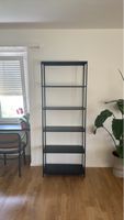 Regal schwarz Metall 5 Fächer