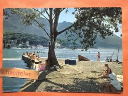 19404 La plage et le village du Bouveret, Valsis 1965