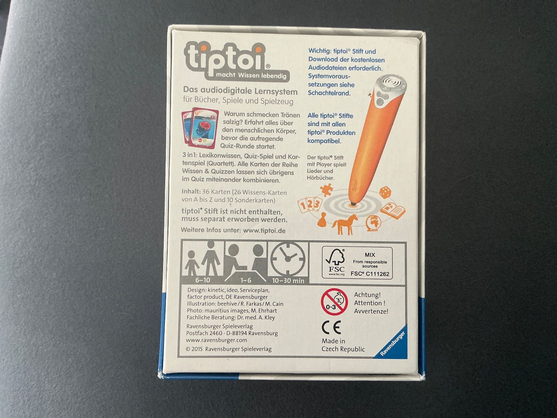 Tiptoi Giochi: Tiptoi Spiel: Menschlicher Körper – Nuovo (secondo la descrizione) da Matten b. Interl venduto da MrMrsUSA 1