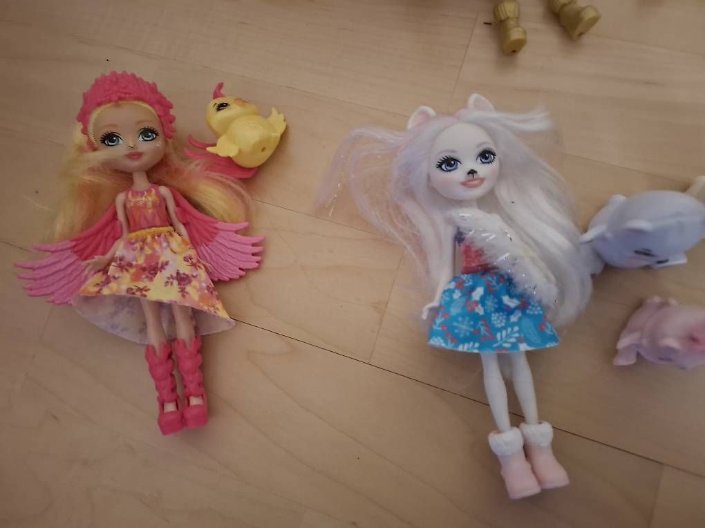 Bambole: Kutsche Enchatimals mit 5 Barbies – Usato da Utzenstorf venduto da MvHagen 3