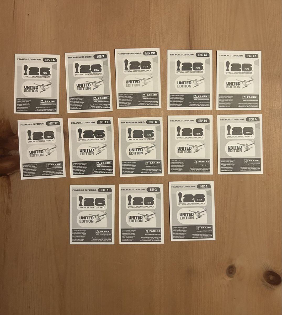 Panini Carte collezionabili: Panini 2026 - Auswahl – Nuovo (secondo la descrizione) da Pany venduto da Colin_Carl_32 1