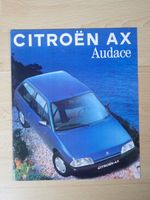 Citroen AX Audace - Prospekt Frankreich 4.93 - W022