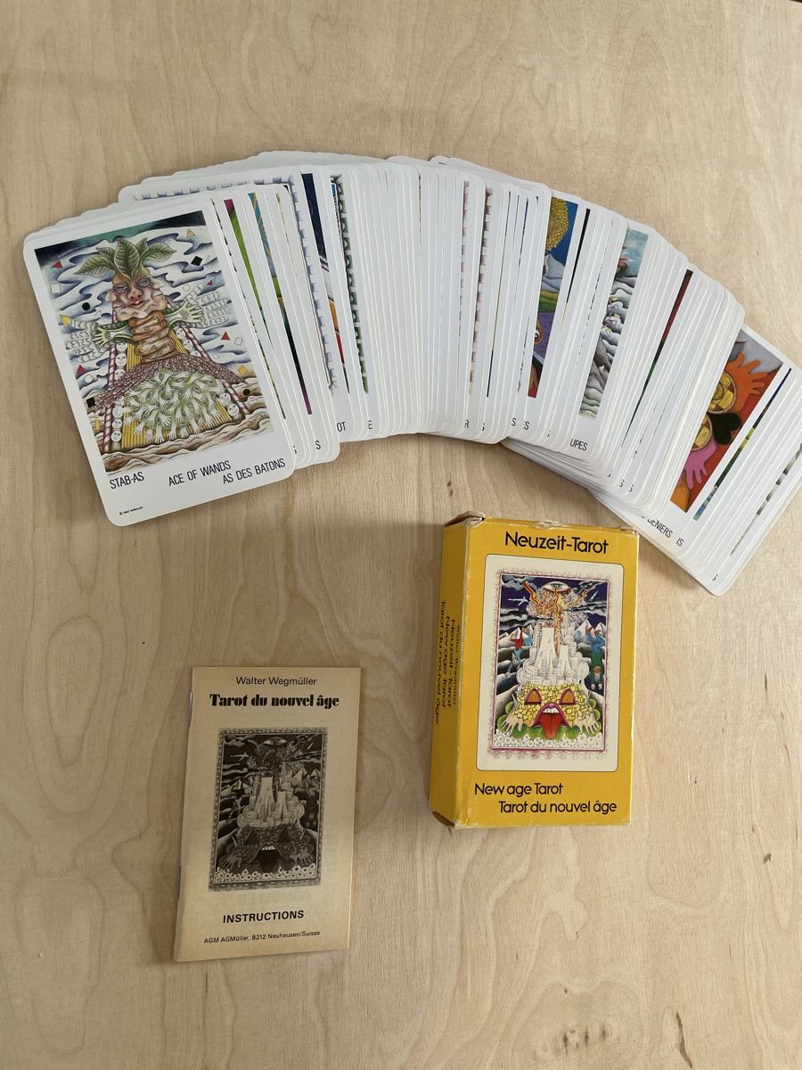Giochi: Walter Wegmüller Neuzeit Tarot – Usato da Bern venduto da gwe_6rck