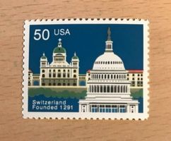 USA 1991 Gemeinschaftsausgabe 50c Capitol Bundeshaus postfr.